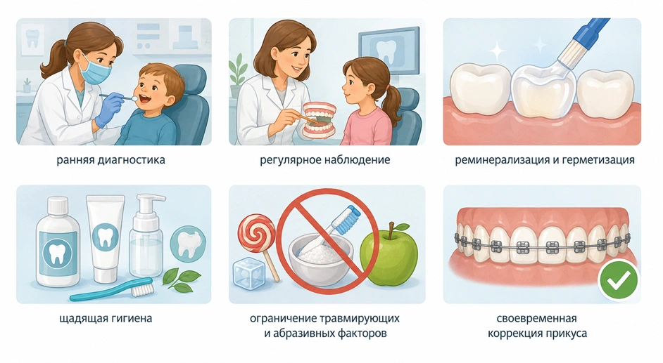 Меры профилактики несовершенного амелогенеза